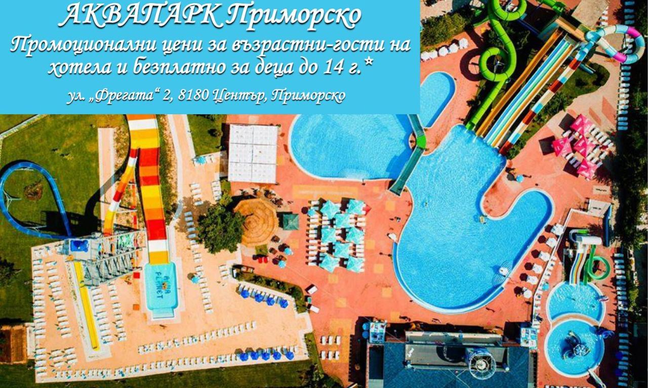 Perla Plaza Hotel Primorsko Eksteriør bilde